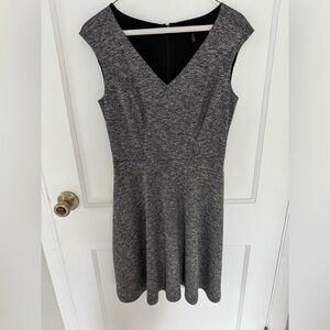 White House Black Market Gray Dress